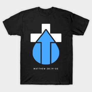 Baptism Cross Arrow T-Shirt